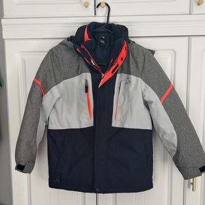 Gerry Boys Winter Coat with removable liner. Liner can be worn as a jacket.